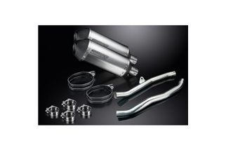 KAWASAKI ZZR1400 NINJA 2006-2007 260MM X-OVAL TITANIUM BSAU SILENCER EXHAUST KIT