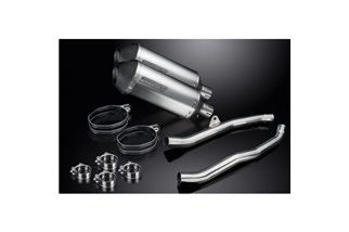 KAWASAKI ZZR1400 NINJA 2008-2011 260MM X-OVAL TITANIUM BSAU SILENCER EXHAUST KIT