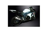 SUZUKI GSXR1000 K9 2009-11 DECAT 260MM X-OVALTITANIUM KIT SCARICO SILENZIATORE BSAU