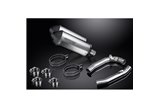 KIT SCARICO SILENZIATORE BSAU TITANIO X-OVAL HONDA VTR1000 FIRESTORM 1997-03 260MM