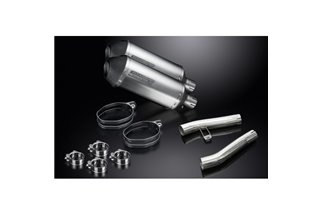 KAWASAKI ZZR1200 NINJA 2002-2005 260MM X-OVAL TITANIUM BSAU SILENCER EXHAUST KIT