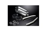 SUZUKI GSX1300R HAYABUSA 2008-2020 260MM X-OVAL TITANIUM SILENCER EXHAUST KIT