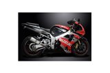 SUZUKI GSXR1000 2001-2002 K1-K2 260MM X-OVAL KIT SCARICO SILENZIATORE TITANIO BSAU