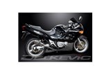 SUZUKI GSX750F SPORTS 98-06 SISTEMA DI SCARICO COMPLETO SILENZIATORE TONDO INOX DA 200 MM