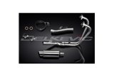 HONDA CB500 SPORT 1994-2003 SISTEMA DI SCARICO COMPLETO SILENZIATORE TONDO INOX DA 200 MM