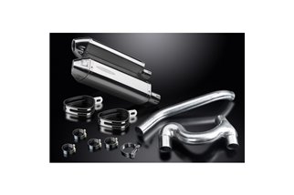 HONDA VFR800 VTEC 2002-2013 320MM TRI STAINLESS BSAU SILENCER EXHAUST KIT