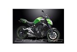 KAWASAKI ER6N ER6F 2012-16 SISTEMA DI SCARICO COMPLETO SILENZIATORE TONDO INOX DA 200 MM