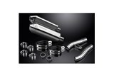 TRIUMPH TROPHY 900 1996-2002 320MM TRI STAINLESS BSAU SILENCER EXHAUST KIT