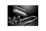 KIT SCARICO SILENZIATORE BSAU TRI INOX HONDA XL1000 V VARADERO 1999-14 320MM