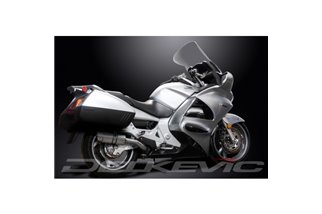 SISTEMA DI SCARICO COMPLETO HONDA ST1300 PAN EUROPEAN ABS 200MM ACCIAIO TONDO