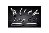 KIT SCARICO SILENZIATORE BSAU TRI INOX 320MM KAWASAKI ZX10R 2006-2007 DE-CAT