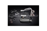 KAWASAKI ER6N ER6F 2006-11 SISTEMA DI SCARICO COMPLETO SILENZIATORE TONDO INOX DA 200 MM