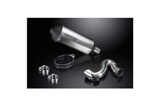 APRILIA TUONO V4 R 2011-2014 260MM X-OVAL KIT SCARICO SILENZIATORE TITANIO BSAU