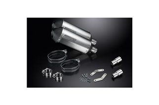 TRIUMPH SPEED TRIPLE 1050 11-14 260MM X-OVAL TITANIUM BSAU SILENCER EXHAUST KIT