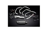 KAWASAKI ZR7S FULL EXHAUST SYSTEM 200MM STAINLESS ROUND SILENCER