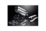 KIT SCARICO SILENZIATORE BSAU TITANIO X-OVAL KAWASAKI ZR1100B ZEPHYR 1996-97 260MM