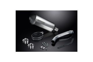 SUZUKI SV650 S 03-15 HI-LEVEL 260MM X-OVAL TITANIUM BSAU SILENCER EXHAUST KIT