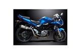 SUZUKI SV650 S 03-15 KIT SCARICO SILENZIATORE BSAU TITANIO X-OVAL 260MM HI-LEVEL