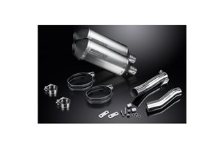 KAWASAKI Z1000 2010-2020 260MM X-OVAL TITANIUM BSAU SILENCER EXHAUST KIT