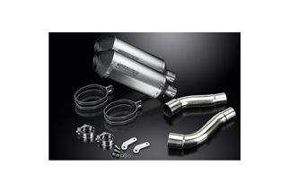 TRIUMPH STREET TRIPLE R 09-12 260MM X-OVAL KIT SCARICO SILENZIATORE TITANIO BSAU