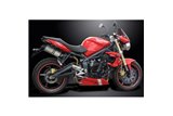 TRIUMPH STREET TRIPLE R 09-12 260MM X-OVAL KIT SCARICO SILENZIATORE TITANIO BSAU