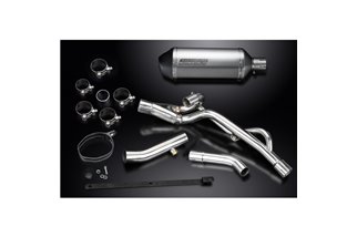 SUZUKI DL650 V-STROM 2004-2011 260MM X-OVAL TITANIUM BSAU SILENCER EXHAUST KIT