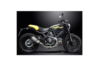 KIT SCARICO DUCATI SCRAMBLER FULL THROTTLE 2015-2016 260MM X-OVAL TITANIO BSAU