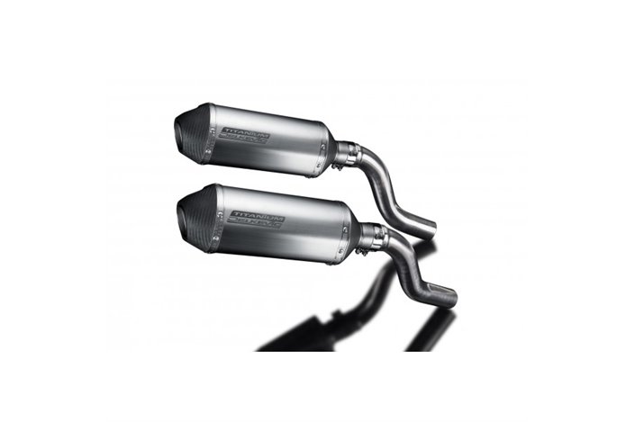 KAWASAKI Z1000SX 2010-19 TOURER 260MM XOVAL TITANIUM BSAU SILENCER EXHAUST KIT