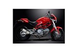 DUCATI MONSTER 620-695-800 02-08 260MM XOVAL KIT SCARICO SILENZIATORE TITANIO BSAU