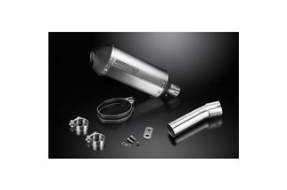 BMW F800GS 08-16 F700GS 12-16 F650GS 08-12 KIT SILENZIATORE X-OVAL IN TITANIO DA 360 MM