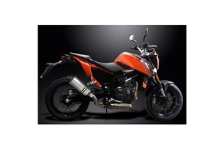 KTM 690 DUKE 2012-2018 260MM XOVAL KIT SCARICO SILENZIATORE TITANIO BSAU