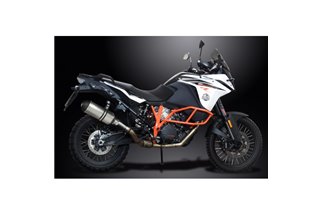 KTM 1050 1090R 1190 1290R ADVENTURE 13-18 KIT SCARICO BSAU XOVAL TITANIO 260MM