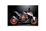 KTM SUPERDUKE 1290 2014-2018 260MM X-OVAL TITANIO KIT SCARICO SILENZIATORE BSAU