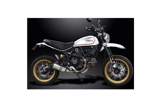 DUCATI SCRAMBLER 800 DESERT SLED 2017-2019 260MM X-OVAL TITANIUM EXHAUST KIT