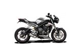 TRIUMPH STREET TRIPLE 765RS 2017-22 SILENZIATORE XOVAL 260MM TITANIO