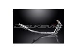 SUZUKI GSX750 98-02 SISTEMA DI SCARICO COMPLETO SILENZIATORE TONDO INOX 200MM