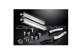 DUCATI MONSTER 620-695-800 02-08 450MM OVAL STAINLESS BSAU SILENCER EXHAUST KIT