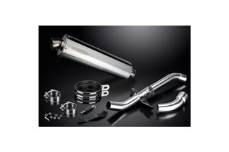 KIT SCARICO BSAU INOX OVALE 450MM DUCATI MULTISTRADA 950 17-18 DECAT