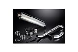 KIT SCARICO BSAU INOX OVALE 450MM DUCATI MULTISTRADA 950 17-18 DECAT