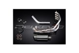 SISTEMA DI SCARICO HONDA CBR900RR FIREBLADE 1992-99 SILENZIATORE TONDO INOX DA 200 MM