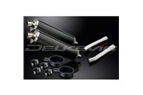 KIT SCARICO SILENZIATORE BSAU CARBONIO OVALE HONDA CBR1100XX BLACKBIRD 96-09 450MM