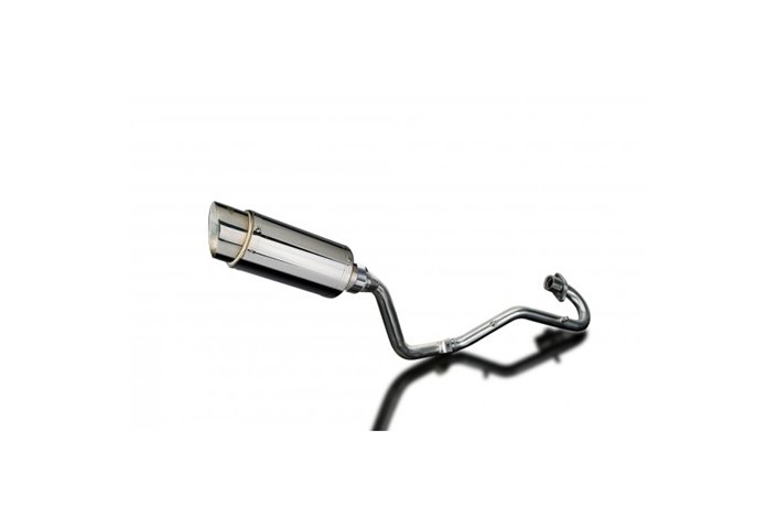 HONDA XR125L 2003-2010 FULL EXHAUST SYSTEM 200MM STAINLESS ROUND SILENCER