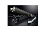 SUZUKI GSX650 F 2007-2016 KIT SCARICO SILENZIATORE BSAU CARBONIO OVALE DA 450 MM