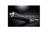 GSXR1000 K7-K8 2007-2008 / DE-CAT OVAL 450MM (18 INCH) CARBON FIBRE SILENCER