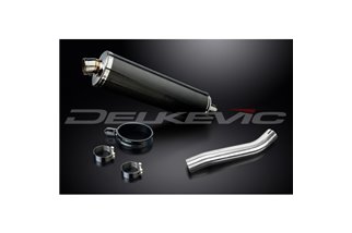 KIT SCARICO SILENZIATORE BSAU CARBONIO OVALE KAWASAKI ZX10R NINJA 2004-2005 450MM