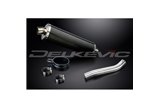 KIT SCARICO SILENZIATORE BSAU CARBONIO OVALE KAWASAKI ZX10R NINJA 2004-2005 450MM