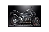 KAWASAKI Z800 2013-2016 450MM OVAL CARBON BSAU SILENCER EXHAUST KIT