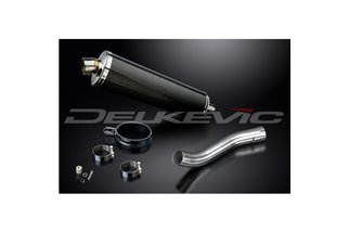 TRIUMPH TIGER 955 2000-2007 KIT SCARICO SILENZIATORE BSAU CARBONIO OVALE DA 450 MM