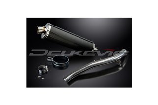 TRIUMPH TIGER 1050 2006-2012 KIT SCARICO SILENZIATORE BSAU CARBONIO OVALE DA 450 MM