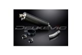 SUZUKI SFV650 GLADIUS 2009-2016 450MM OVAL CARBON BSAU SILENCER EXHAUST KIT